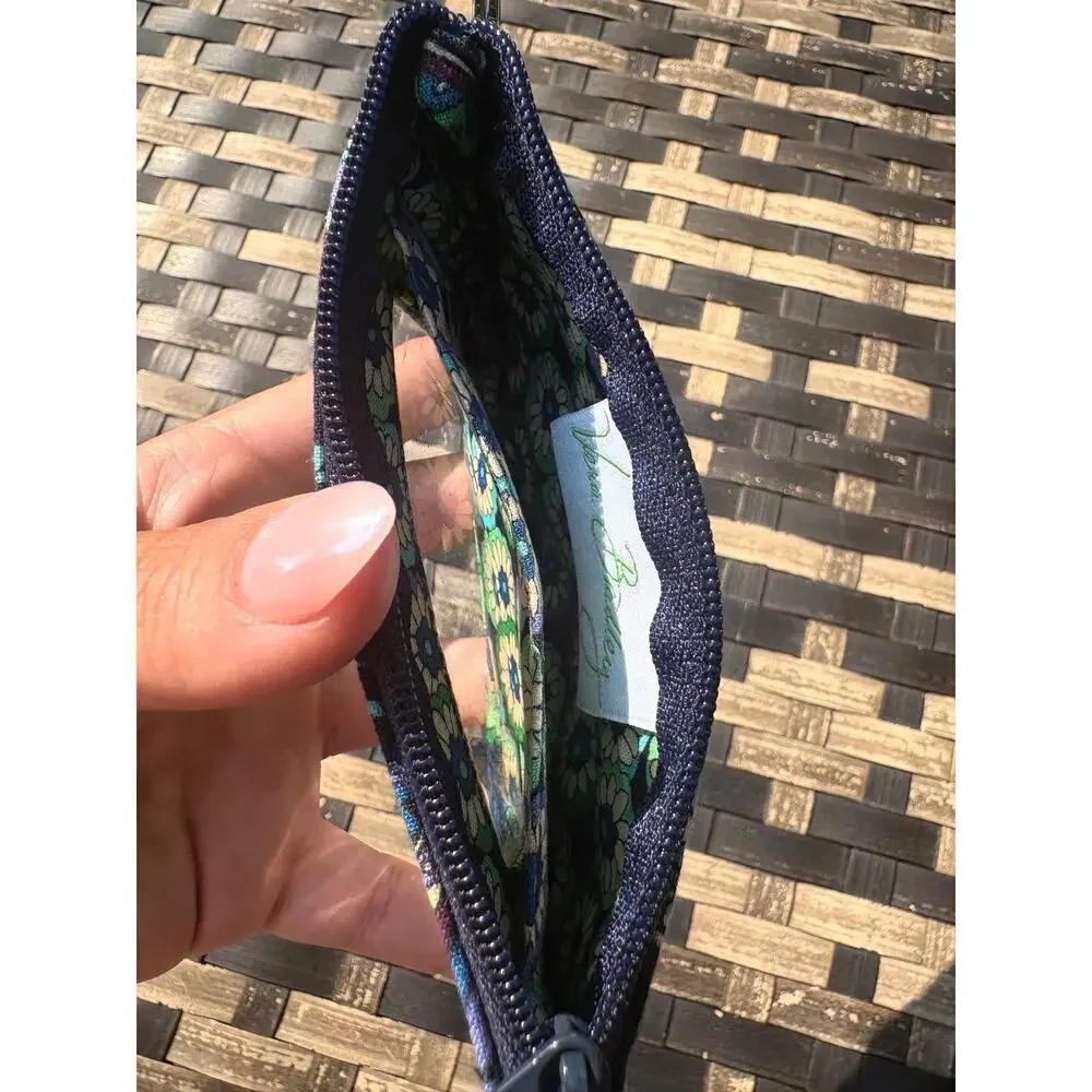 Vera Bradley Zippered ID Card Holder Rhapsody in Blue